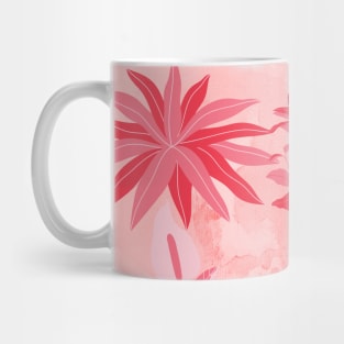 Plants and flowers abstract Mug